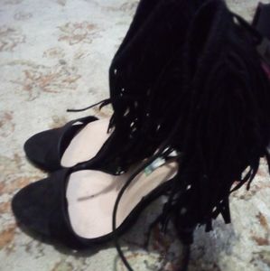 Black High Heels Size 8